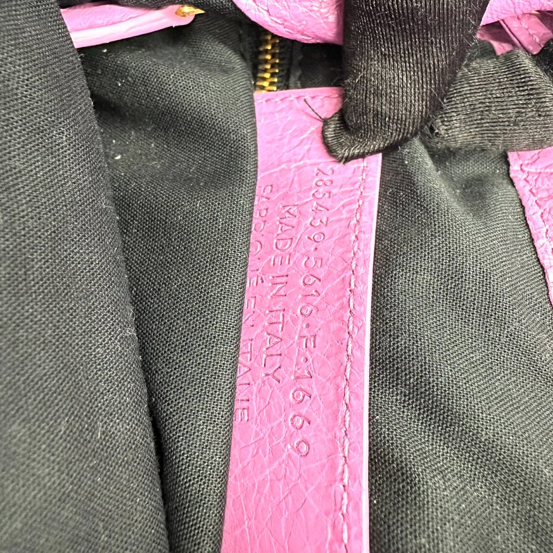 【美收精品】BALENCIAGA 紫色水桶機車包 C-69-6