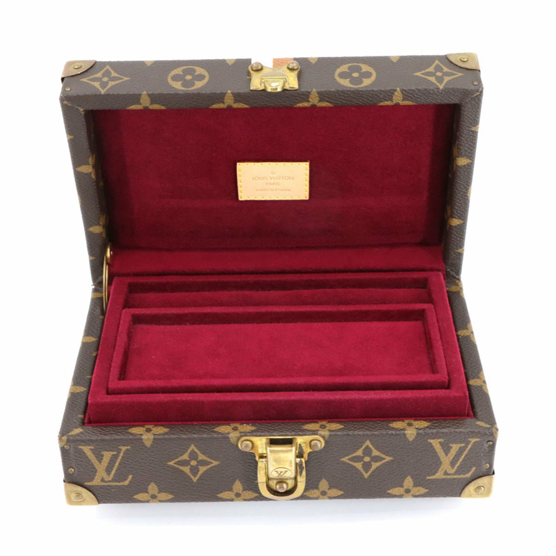 路易威登 Monogram Coffret 多價保護套，棕紫紅色，M41876-5