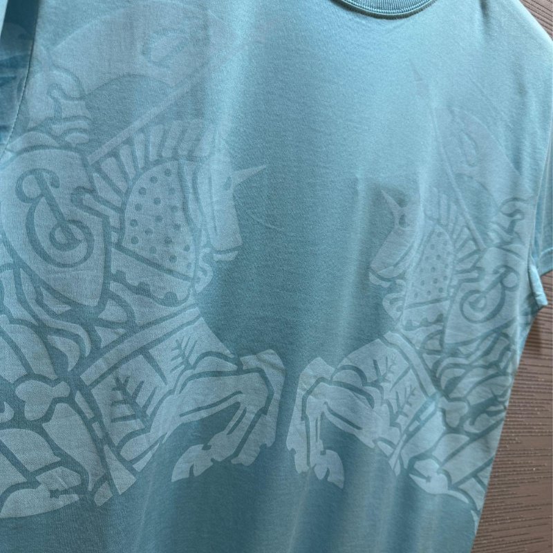 💎Han's house精品服飾💎BURBERRY 戰馬 長版 短T 連身裙 洋裝-3