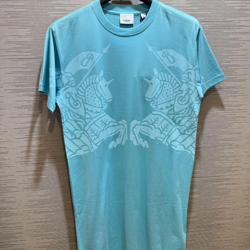 💎Han's house精品服飾💎BURBERRY 戰馬 長版 短T 連身裙 洋裝-4