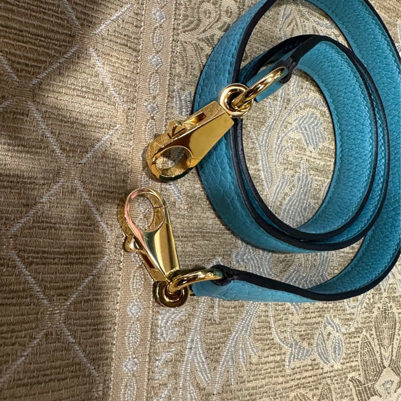 Hermes 3Z聖西爾藍T/C皮金釦凱莉28Kelly H024979-10