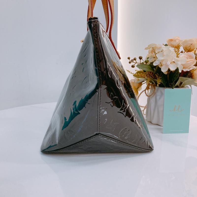 MS0416 LOUIS VUITTON 路易威登小號漆皮手拿包包BELLEVUE PM PATENT CALFSKIN-4