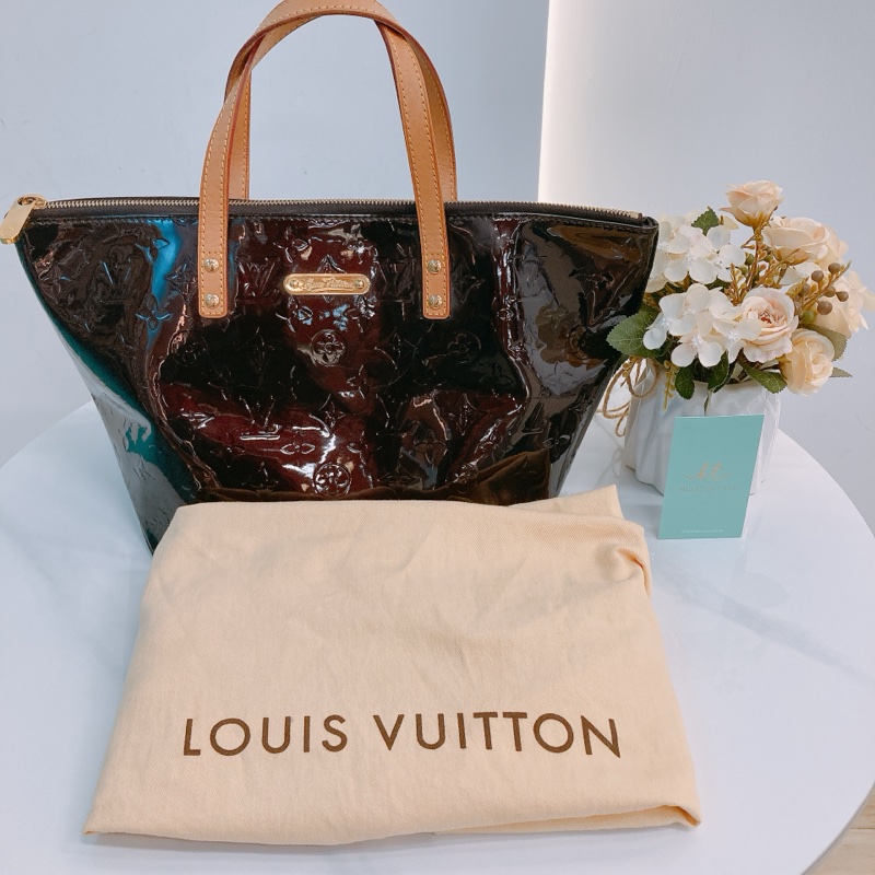 MS0416 LOUIS VUITTON 路易威登小號漆皮手拿包包BELLEVUE PM PATENT CALFSKIN-10