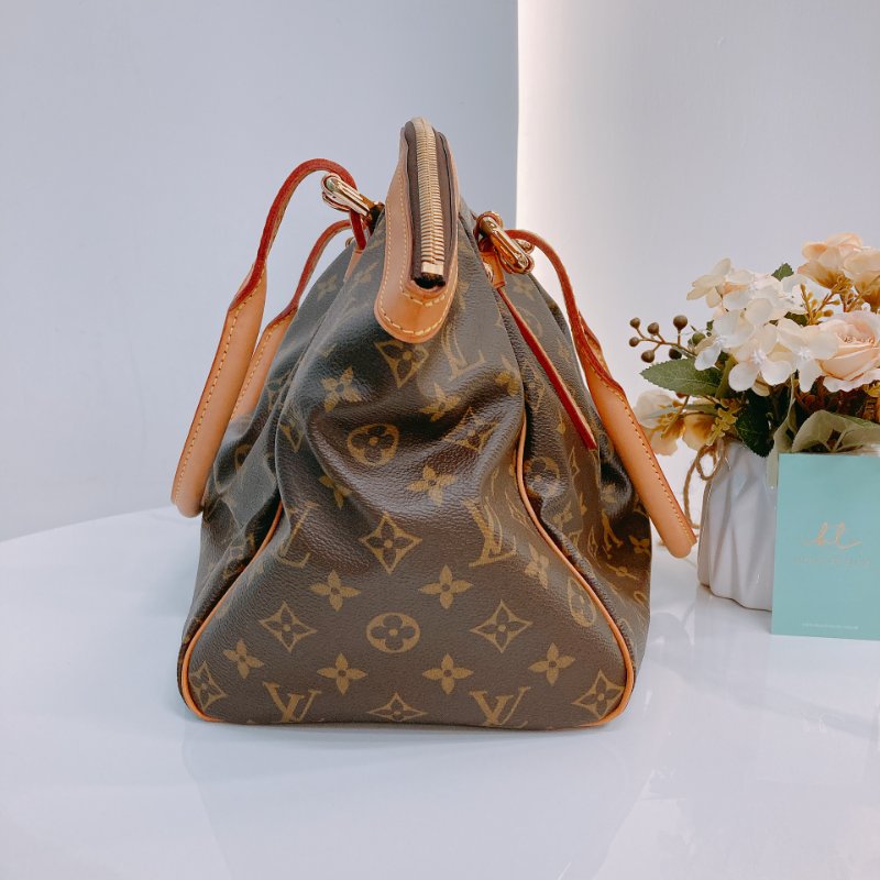 MS0417 Louis Vuitton路易威登老花餃子包大號 Tivoli GM Brown Monogram x GHW-3