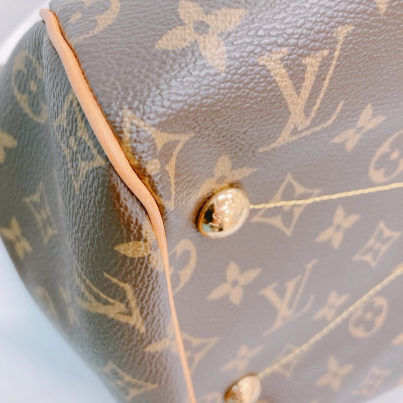 MS0417 Louis Vuitton路易威登老花餃子包大號 Tivoli GM Brown Monogram x GHW-6