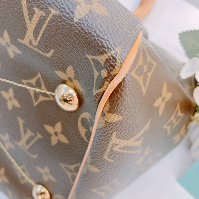 MS0417 Louis Vuitton路易威登老花餃子包大號 Tivoli GM Brown Monogram x GHW-7