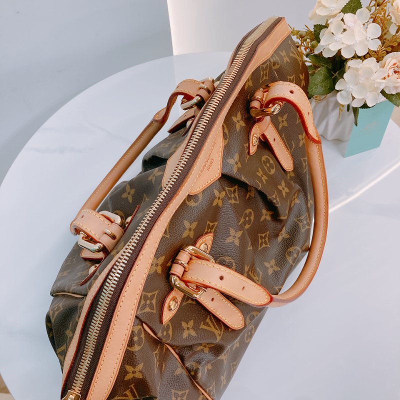 MS0417 Louis Vuitton路易威登老花餃子包大號 Tivoli GM Brown Monogram x GHW-10