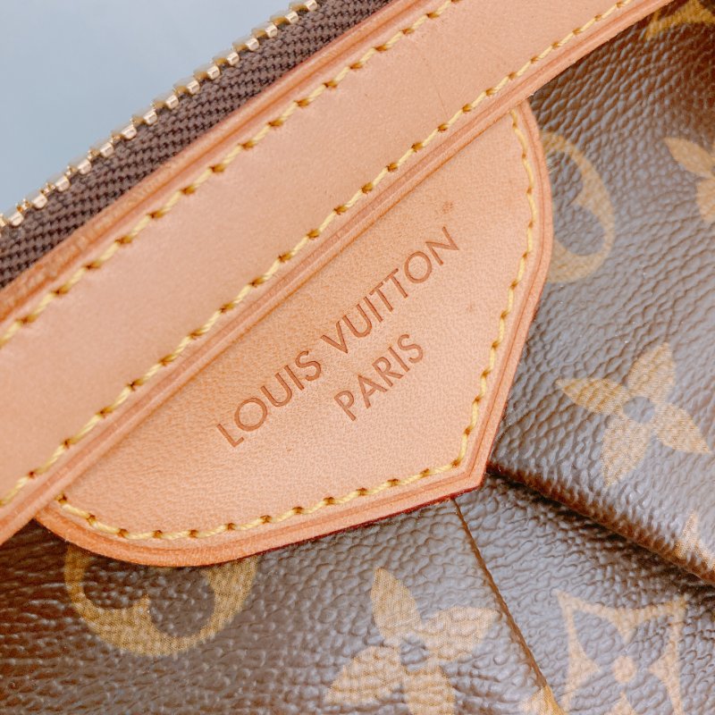 MS0417 Louis Vuitton路易威登老花餃子包大號 Tivoli GM Brown Monogram x GHW-11