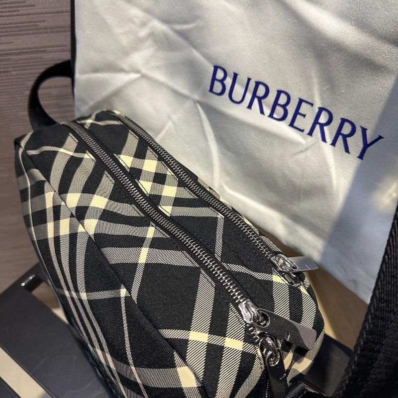 💎Han's house精品服飾💎BURBERRY Paddy 格紋 刺繡戰馬 相機包 原價36900-6