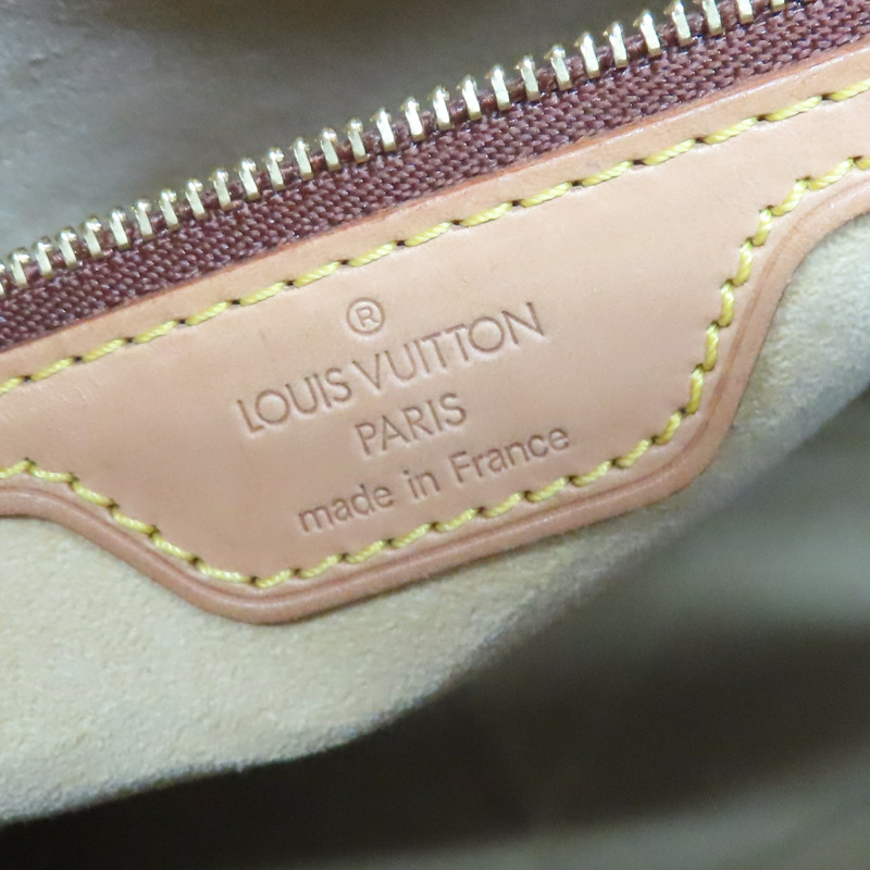 棕色 原花帆布 LOOPING GM 肩背包 M51145【LOUIS VUITTON LV 路易威登】 M51145-7