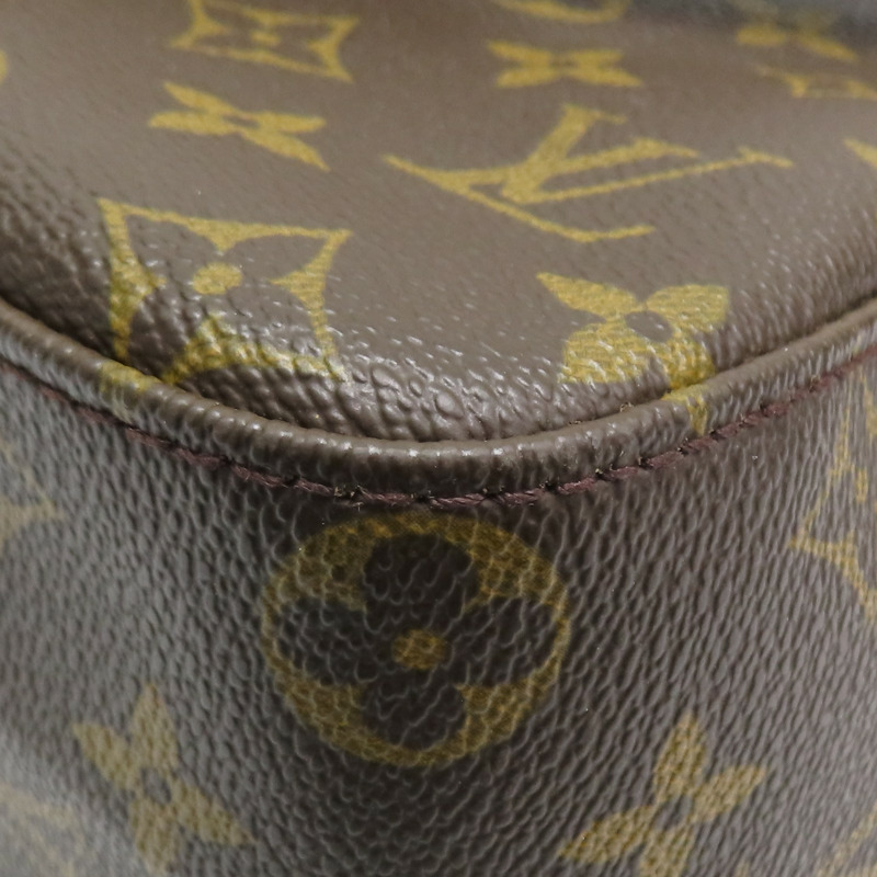 棕色 原花帆布 LOOPING GM 肩背包 M51145【LOUIS VUITTON LV 路易威登】 M51145-11