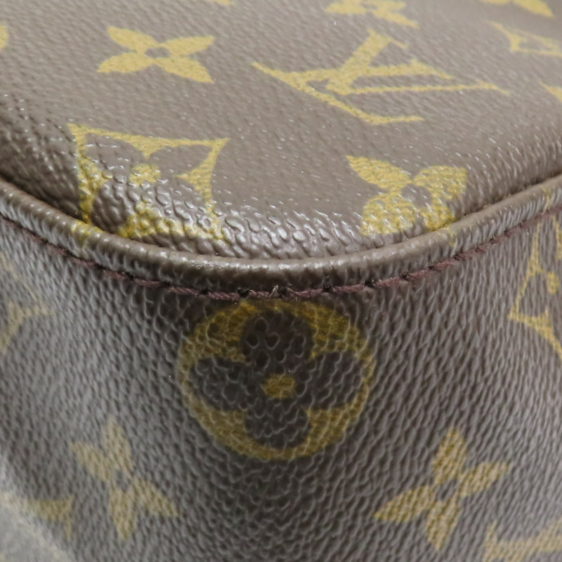 棕色 原花帆布 LOOPING GM 肩背包 M51145【LOUIS VUITTON LV 路易威登】 M51145-13