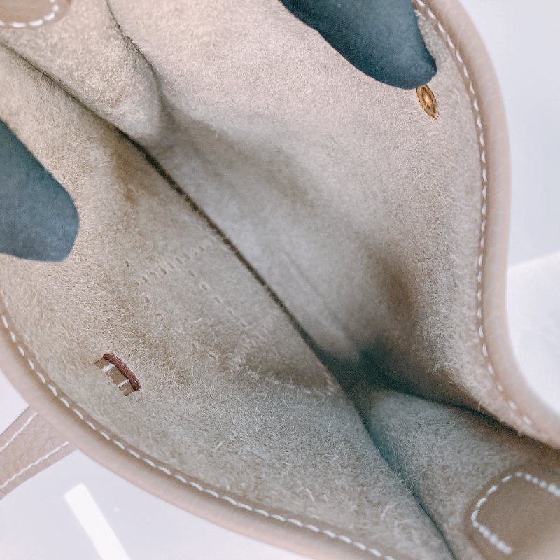 MS0419	Hermes 愛馬仕迷你斜挎包伊芙琳包大象灰金扣Mini Evelyne TC 18 Etoupe x GHW-10