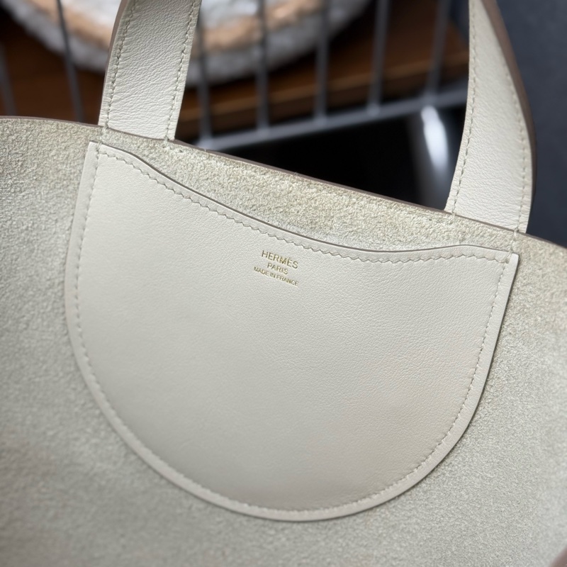 Hermes 菜籃豬鼻子🐽冰川白-12