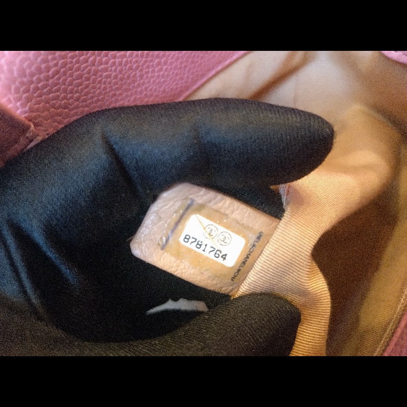 Chanel 金鍊粉荔枝皮小號豆腐包 tote bag-22