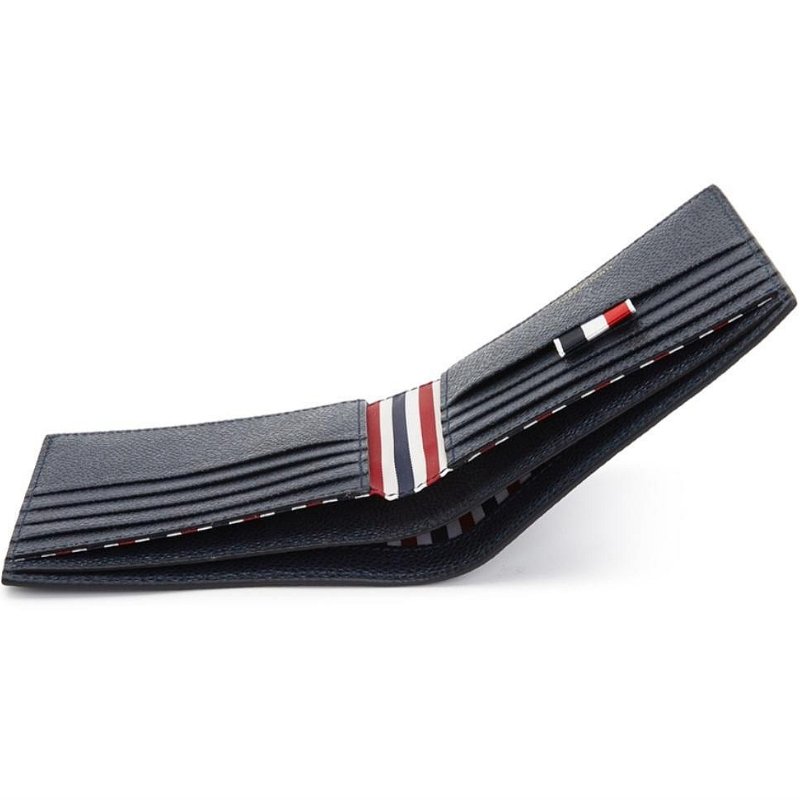 💎Han's house精品服飾💎Thom Browne TB 4杆 荔枝皮 短夾 原價13900-4