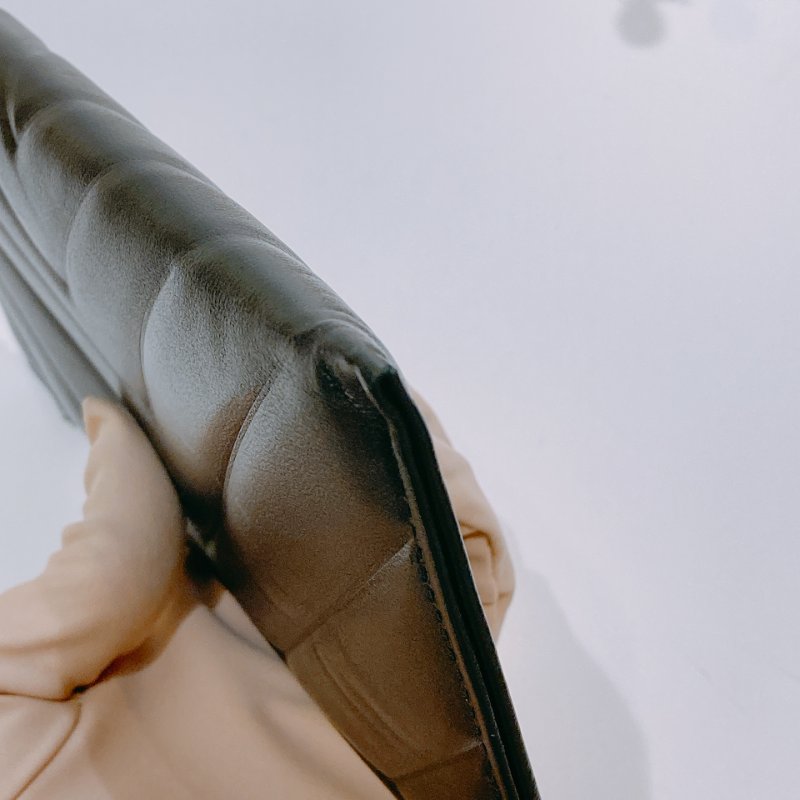 TW4611 Chanel 香奈兒 拉鏈長款卡包 黑色 Zipper Pouch Lambskin Black x PHW-6