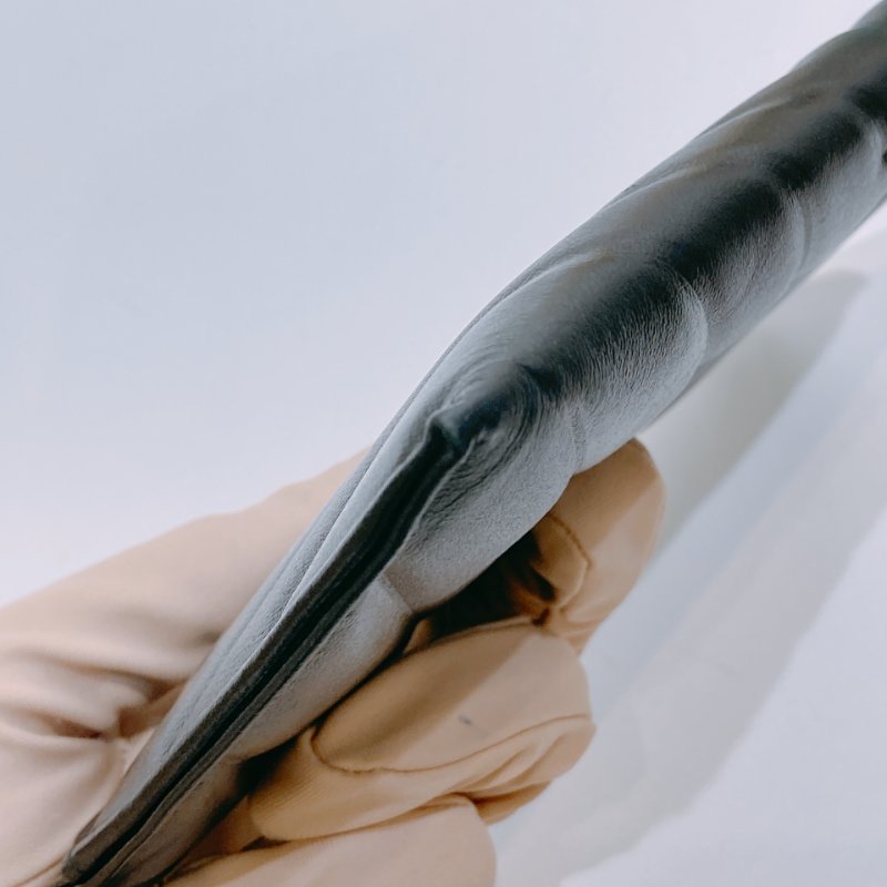 TW4611 Chanel 香奈兒 拉鏈長款卡包 黑色 Zipper Pouch Lambskin Black x PHW-7