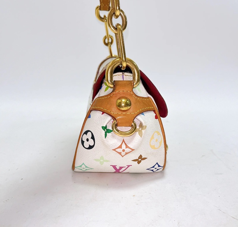 【Y2K復古💿90%新✨】LV白三彩marilyn夢露單肩包 腋下包 全網最低價-2