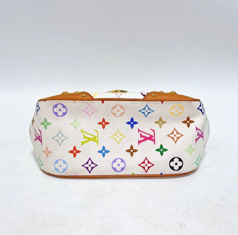 【Y2K復古💿90%新✨】LV白三彩marilyn夢露單肩包 腋下包 全網最低價-4