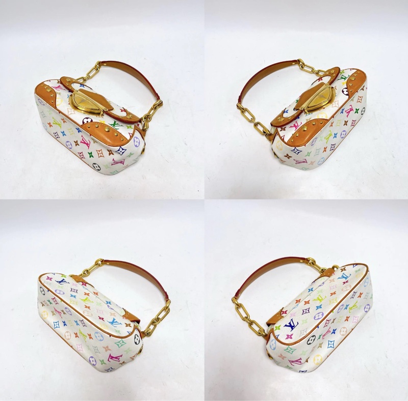 【Y2K復古💿90%新✨】LV白三彩marilyn夢露單肩包 腋下包 全網最低價-5