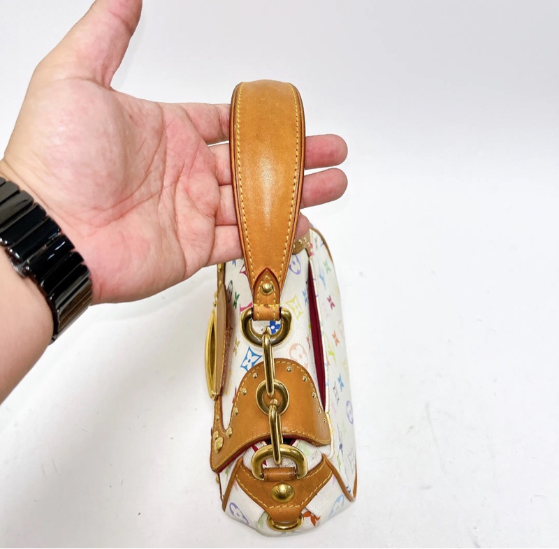 【Y2K復古💿90%新✨】LV白三彩marilyn夢露單肩包 腋下包 全網最低價-6