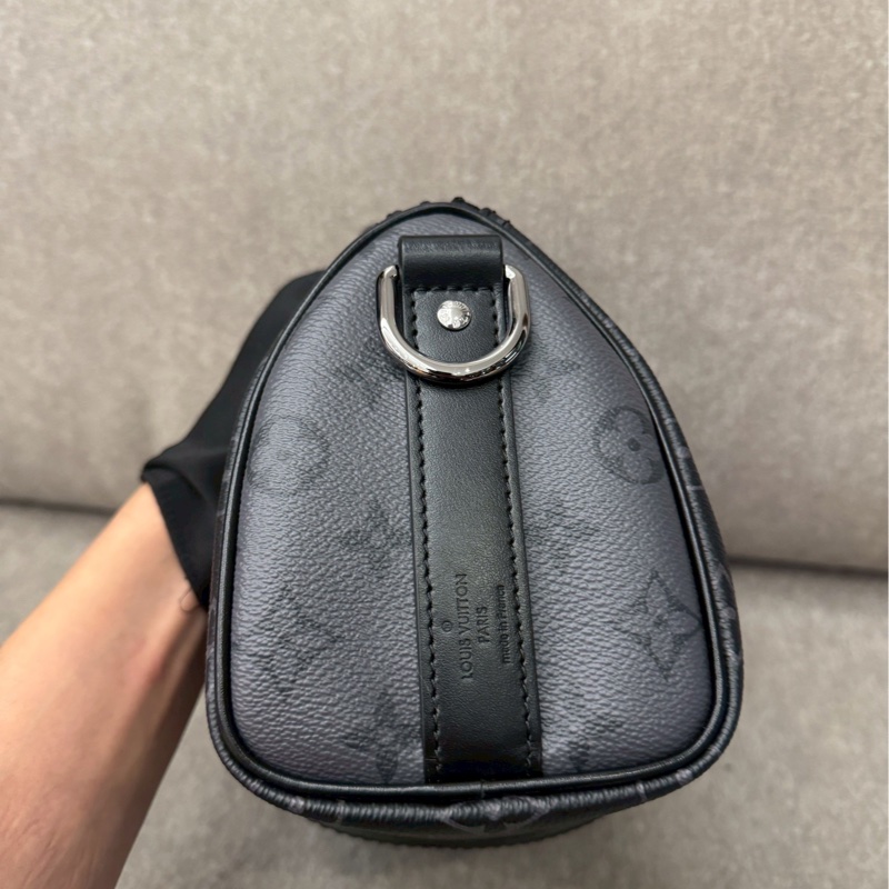 LV keepall25黑老花-2