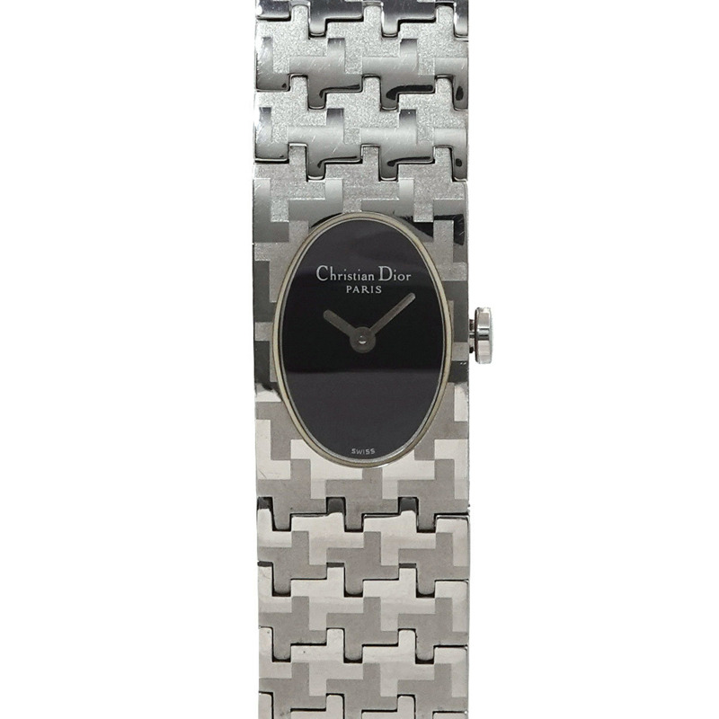 Christian Dior Miss D70 100 女士黑色石英腕錶-0