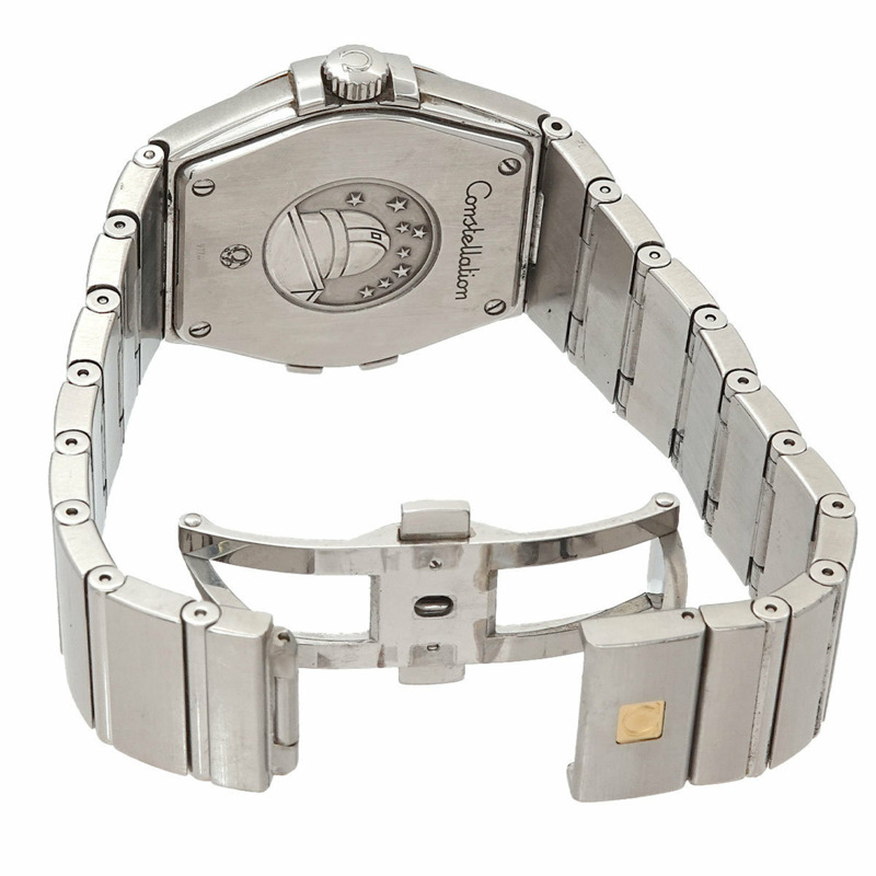 歐米茄星座系列 123 10 35 60 02 001 男士腕錶，附日期顯示，銀色石英機芯-4