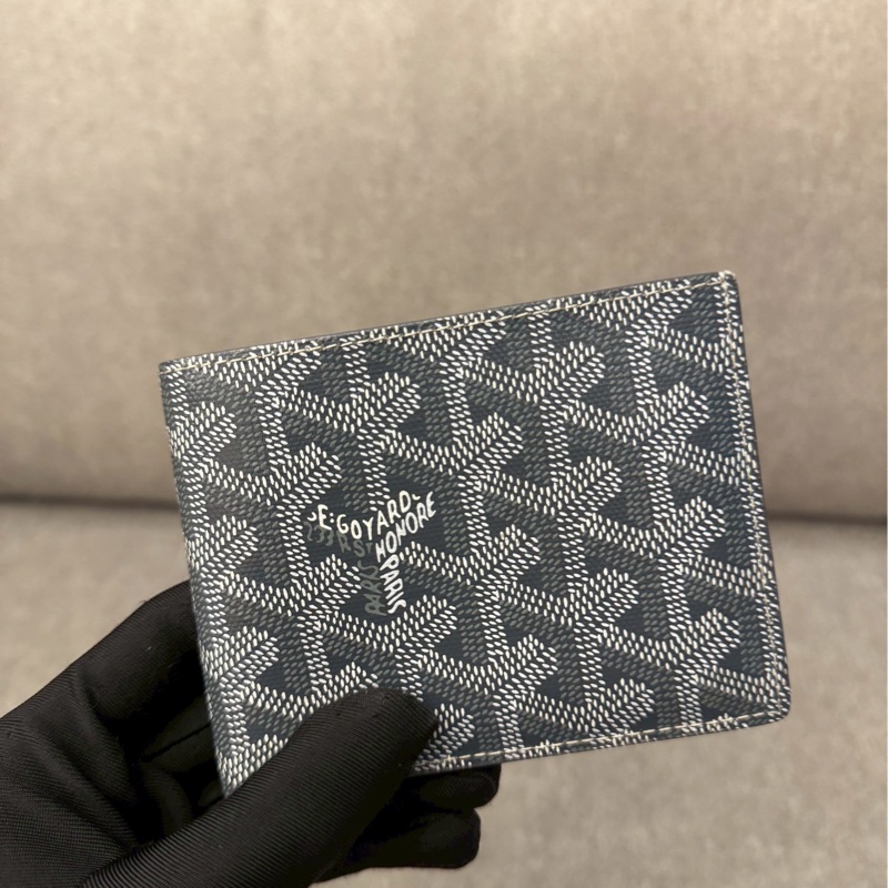 GOYARD灰色零錢袋短夾-1