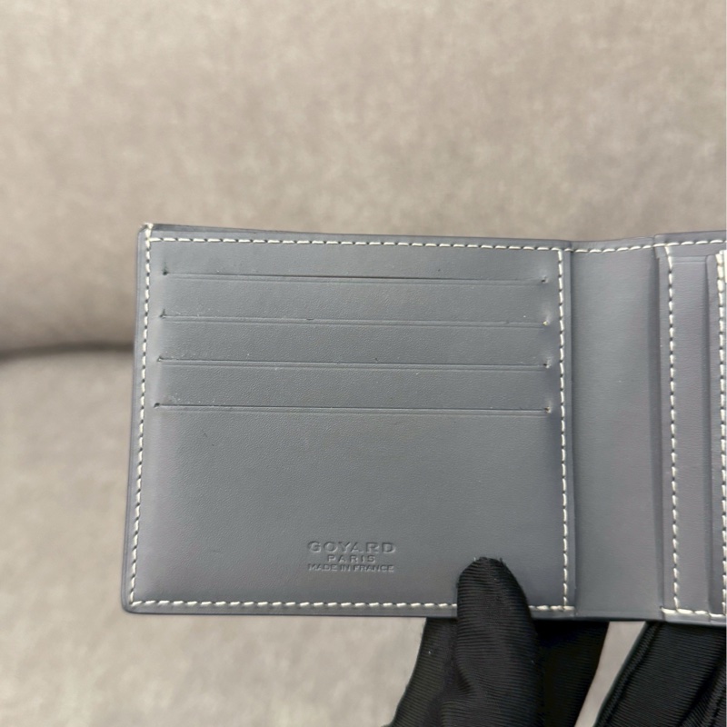 GOYARD灰色零錢袋短夾-4