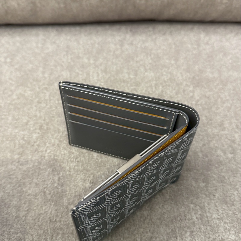 GOYARD灰色零錢袋短夾-6
