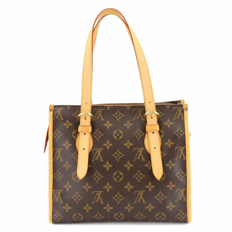 路易威登 Monogram Popincourt Haut 手提包，棕色，M40007，金色五金-1