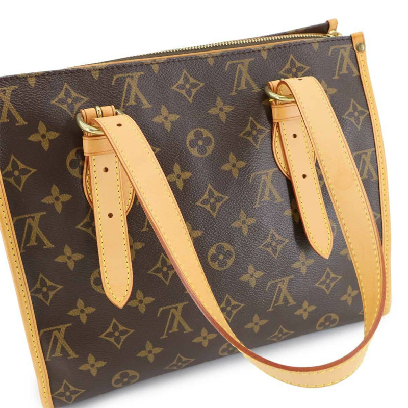 路易威登 Monogram Popincourt Haut 手提包，棕色，M40007，金色五金-7