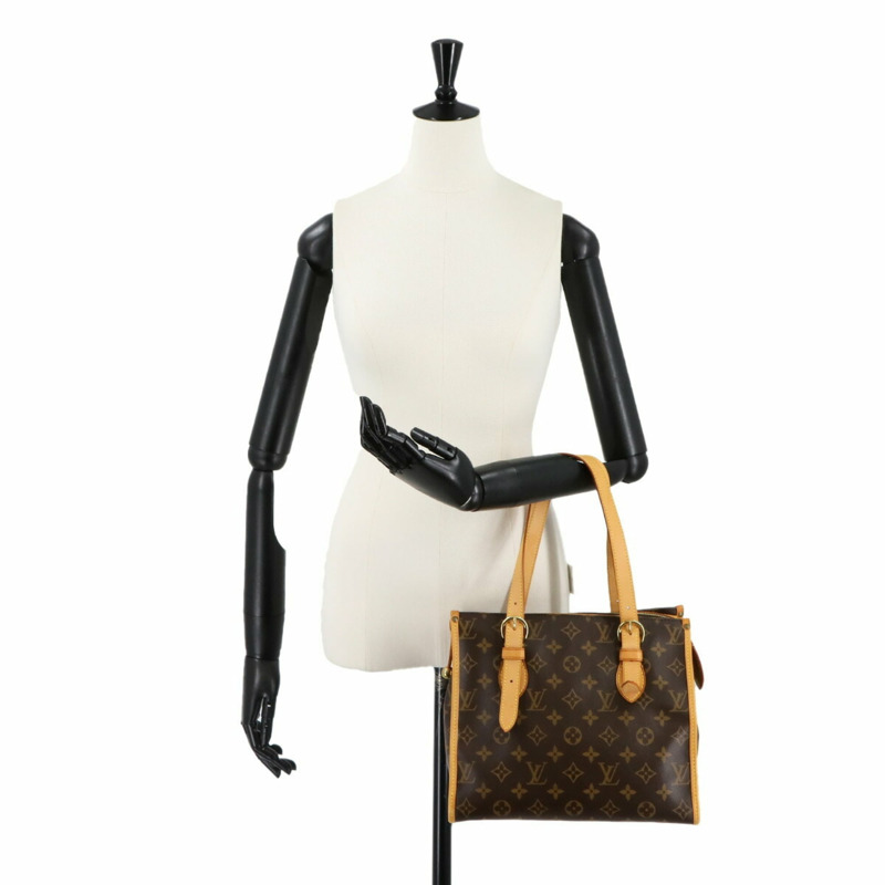 路易威登 Monogram Popincourt Haut 手提包，棕色，M40007，金色五金-8