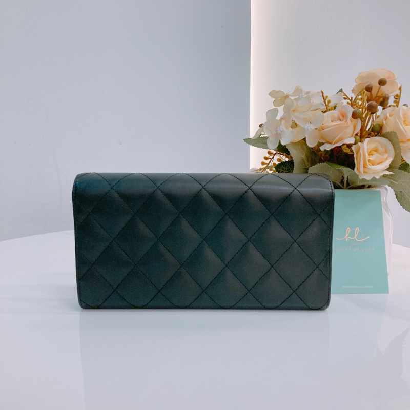 MS0414 CHANEL 香奈兒CC字經典長銀包CAMBON LONG WALLET CALFSKIN-1