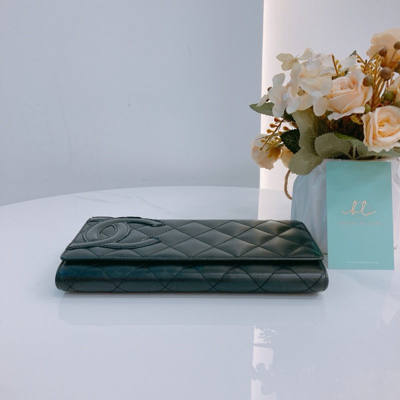 MS0414 CHANEL 香奈兒CC字經典長銀包CAMBON LONG WALLET CALFSKIN-2