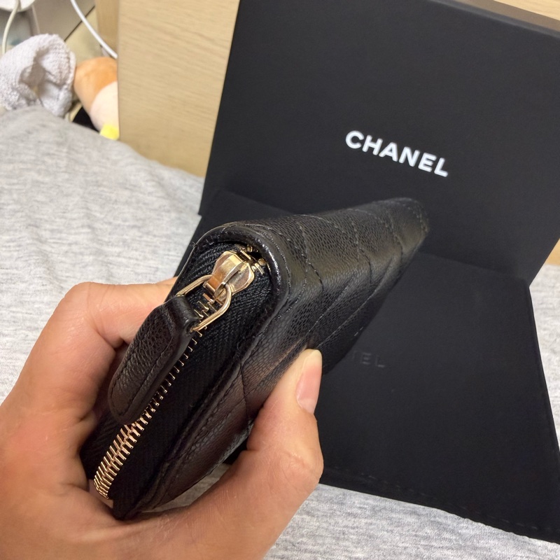 Chanel ㄇ字加大零錢包-4