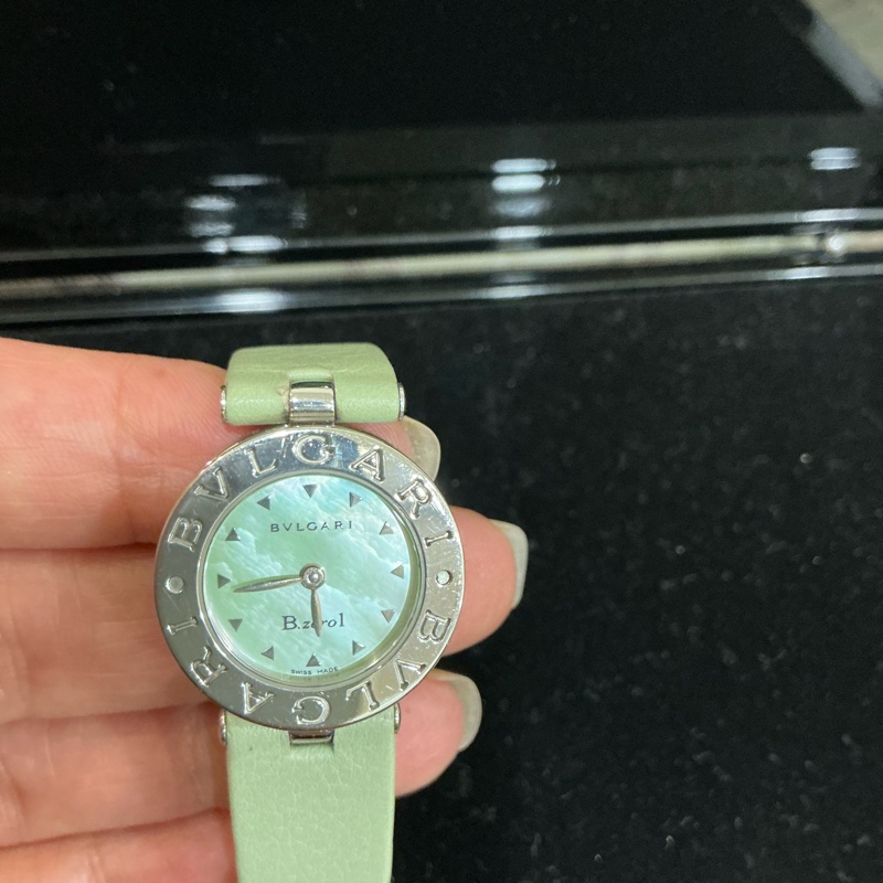 寶格麗 牛油果綠時英表-0