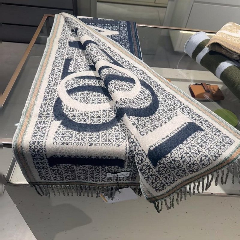 💎Han's house精品服飾💎LOEWE 雙面用 圍巾-5