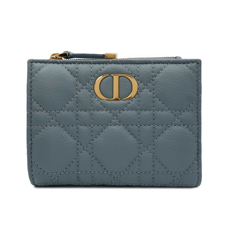Dior 牛皮皮革Wallet金扣錢包