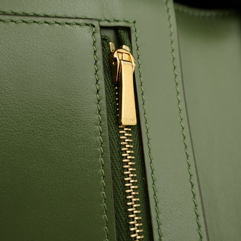 CELINE 牛皮皮革Large Strap Wallet金扣長錢包-8