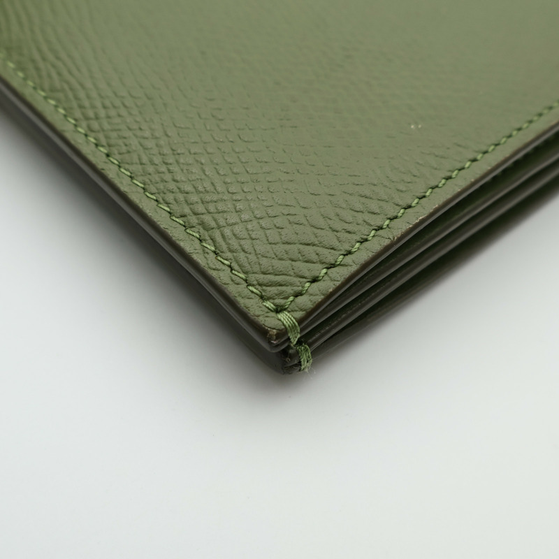 CELINE 牛皮皮革Large Strap Wallet金扣長錢包-11