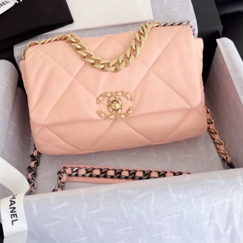 Chanel 19bag小號櫻花粉 #閒置新 #櫃上23萬多🔥-7