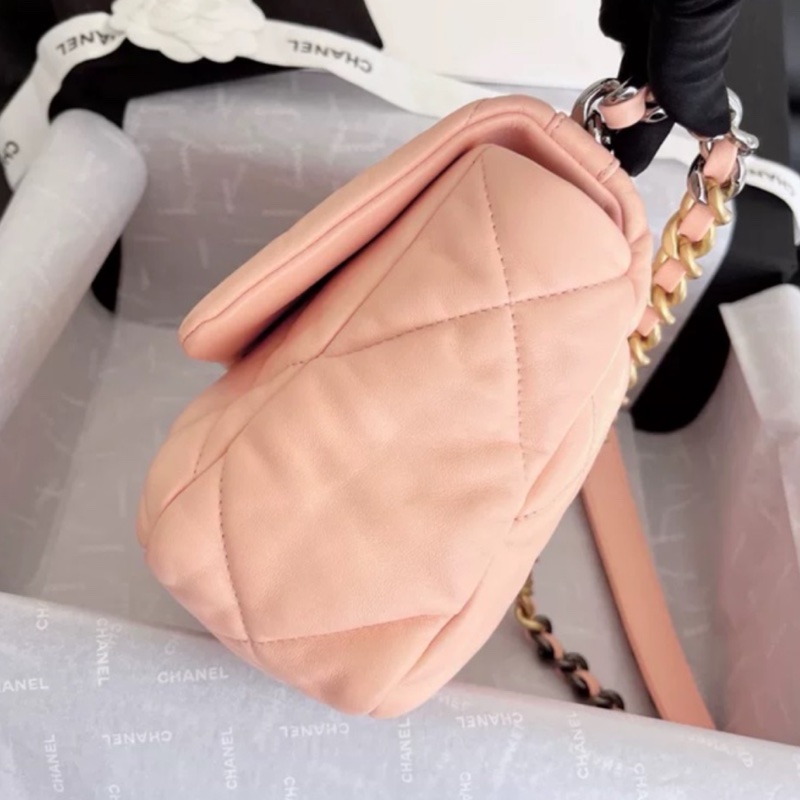 Chanel 19bag小號櫻花粉 #閒置新 #櫃上23萬多🔥-9