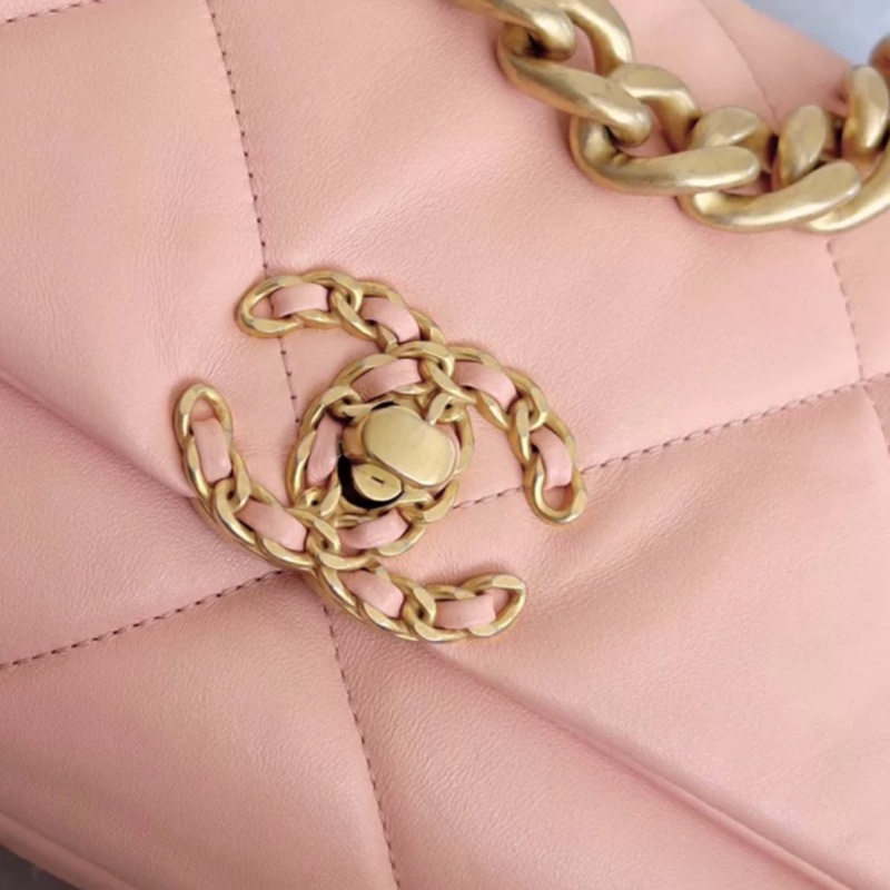 Chanel 19bag小號櫻花粉 #閒置新 #櫃上23萬多🔥-14
