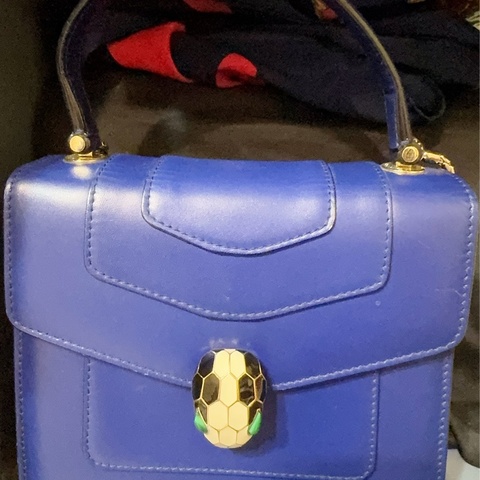 BVL寶格麗綠松石蛇頭小包