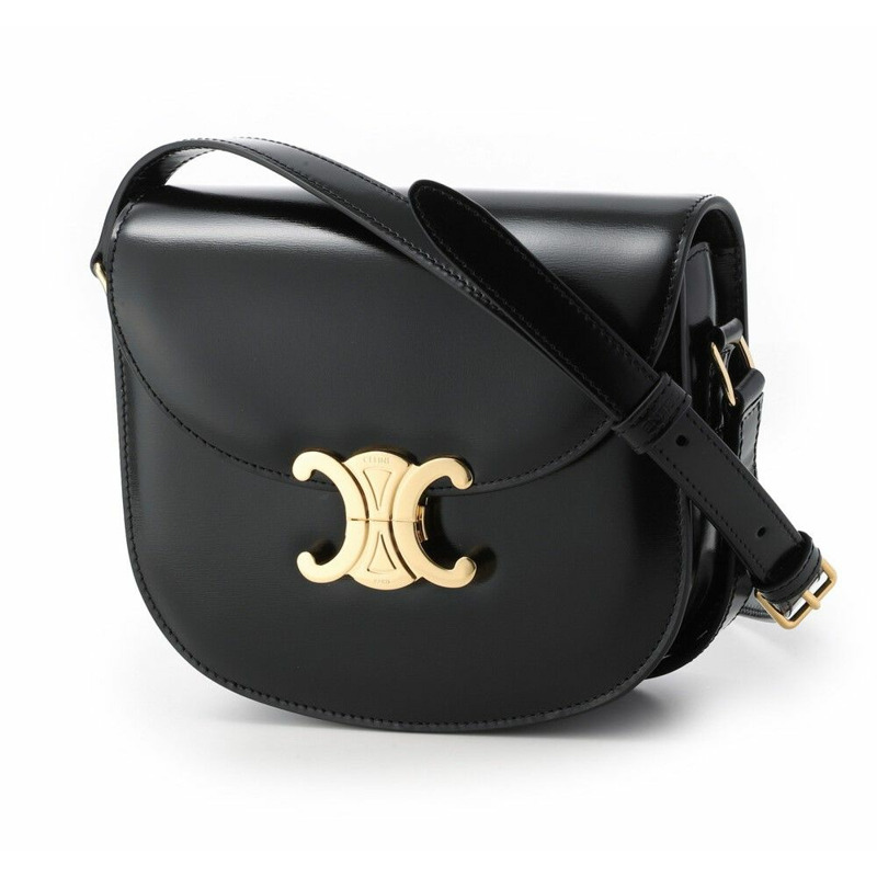 CELINE Clea Versace 亮面小牛皮-10