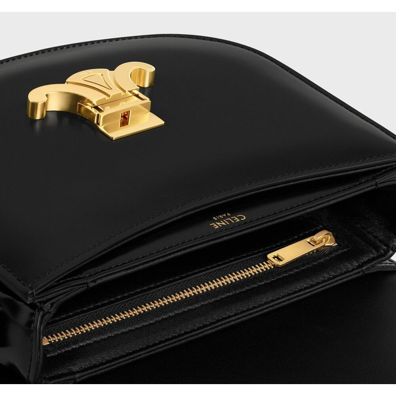 CELINE Clea Versace 亮面小牛皮-7