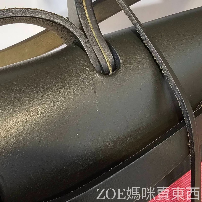 Hermes 桃紅色拼黑色牛皮 Herbag31-13